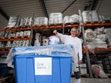 Ton bij container